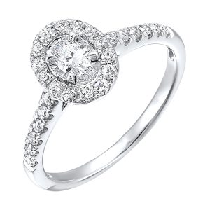 14Kt White Gold Diamond 1/2Ctw Ring