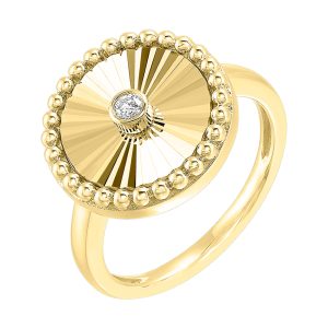 10Kt Yellow Gold Diamond 1/25Ctw Ring