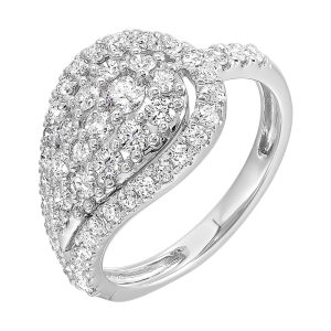 14Kt White Gold Diamond 1Ctw Ring