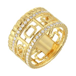 14Kt Yellow Gold Diamond 5/8Ctw Ring