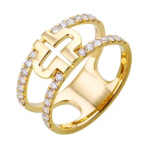 14Kt Yellow Gold Diamond 1/2Ctw Ring