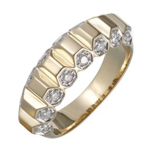 14Kt Yellow Gold Diamond 1/3Ctw Ring