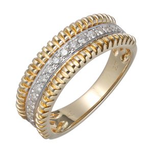 14Kt Yellow Gold Diamond 1/4Ctw Ring