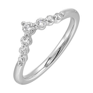 14Kt White Gold Diamond 1/4Ctw Ring