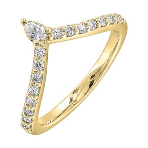 14Kt Yellow Gold Diamond 1/3Ctw Ring