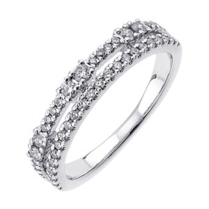 14Kt White Gold Diamond 3/8Ctw Ring