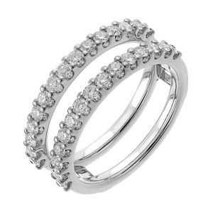 14Kt White Gold Diamond 3/4Ctw Ring