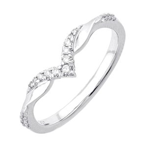 10Kt White Gold Diamond 1/10Ctw Ring