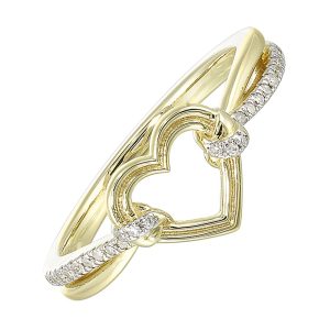 10Kt Yellow Gold Diamond 1/10Ctw Ring