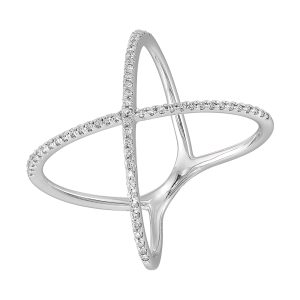 14Kt White Gold Diamond 1/5Ctw Ring