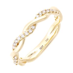 14Kt Yellow Gold Diamond 1/5Ctw Ring