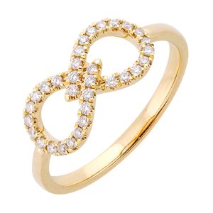 14Kt Yellow Gold Diamond 1/5Ctw Ring