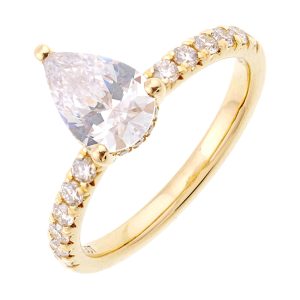 14Kt Yellow Gold Diamond 3/8Ctw Ring