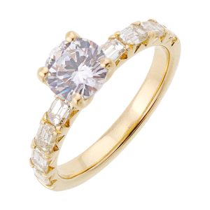 14Kt Yellow Gold Diamond 5/6Ctw Ring
