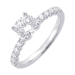 14Kt White Gold Diamond 1/4Ctw Ring