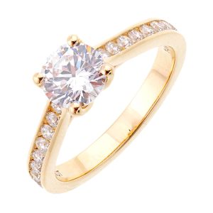 14Kt Yellow Gold Diamond 1/3Ctw Ring