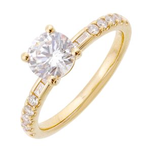 14Kt Yellow Gold Diamond 1/4Ctw Ring