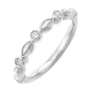 14Kt White Gold Diamond 1/6Ctw Ring