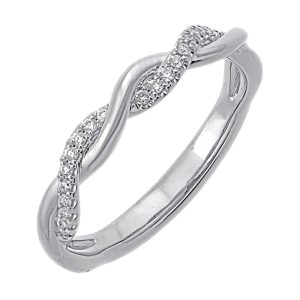 14Kt White Gold Diamond 1/10Ctw Ring