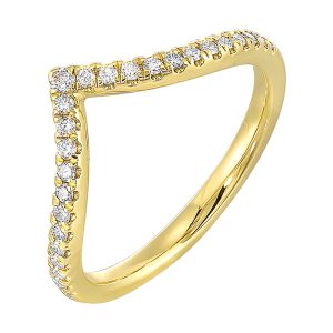 14Kt Yellow Gold Diamond 1/5Ctw Ring