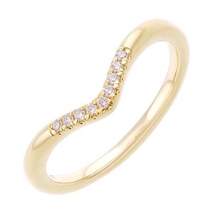 14Kt Yellow Gold Diamond 1/20Ctw Ring