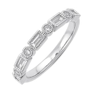 14Kt White Gold Diamond 1/4Ctw Ring