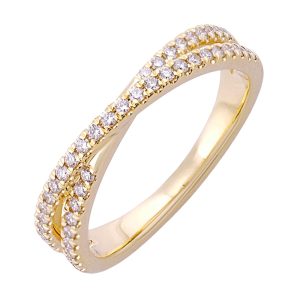 14Kt Yellow Gold Diamond 1/4Ctw Ring
