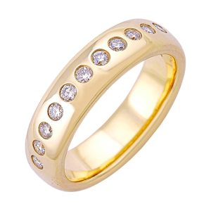 14Kt Yellow Gold Diamond 1/4Ctw Ring