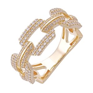 14Kt Yellow Gold Diamond 3/8Ctw Ring