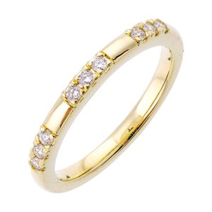 14Kt Yellow Gold Diamond 1/7Ctw Ring