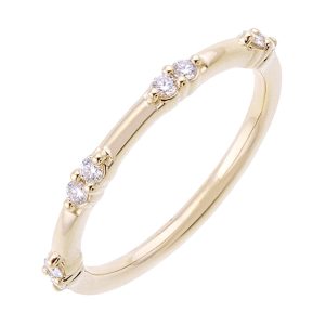 14Kt Yellow Gold Diamond 1/6Ctw Ring