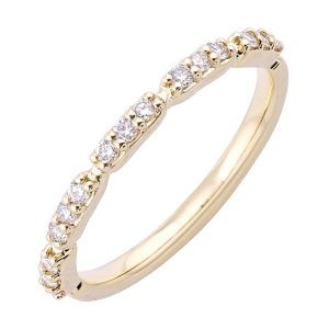 14Kt Yellow Gold Diamond 1/5Ctw Ring