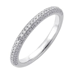 14Kt White Gold Diamond 1/3Ctw Ring
