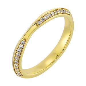 14Kt Yellow Gold Diamond 1/10Ctw Ring