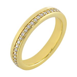 14Kt Yellow Gold Diamond 1/7Ctw Ring
