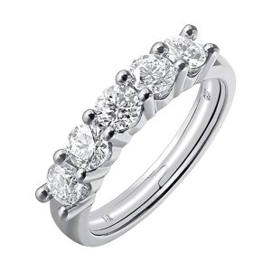 14Kt White Gold Diamond 1 1/4Ctw Ring