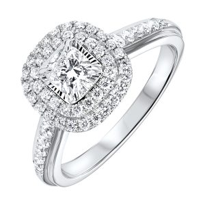 14Kt White Gold Diamond 3/4Ctw Ring