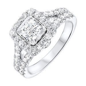 14Kt White Gold Diamond 1 1/2Ctw Ring