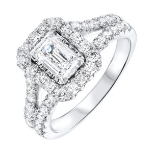 Platinum White Diamond 1 5/8Ctw Ring
