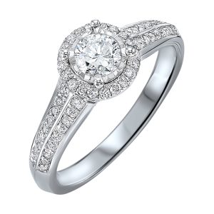 14Kt White Gold Diamond 1/2Ctw Ring