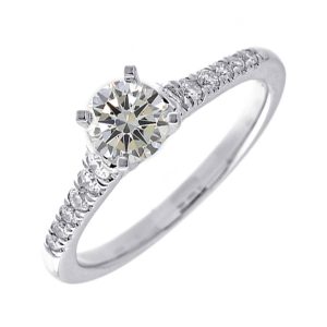 14Kt White Gold Diamond 3/4Ctw Ring