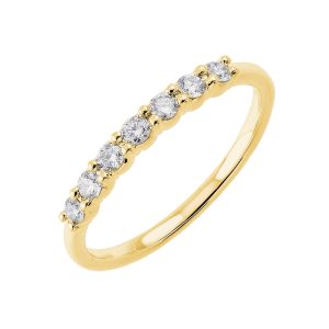 14Kt Yellow Gold Diamond 1/4Ctw Ring