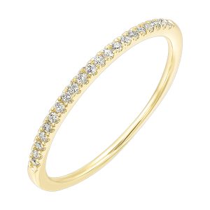 14Kt Yellow Gold Diamond 1/10Ctw Ring