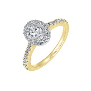 14Kt Yellow Gold Diamond 3/4Ctw Ring