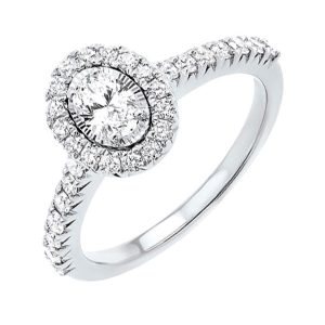 14Kt White Gold Diamond 1Ctw Ring