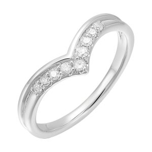 14Kt White Gold Diamond 1/7Ctw Ring