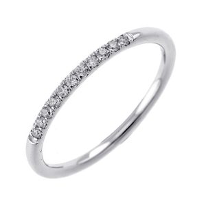 14Kt White Gold Diamond 1/10Ctw Ring