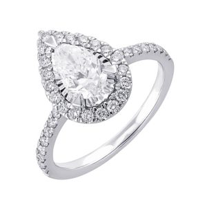 14Kt White Gold Diamond 1Ctw Ring