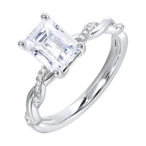 14Kt White Gold Diamond 1/15Ctw Ring