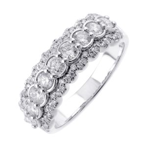 14Kt White Gold Diamond 1Ctw Ring